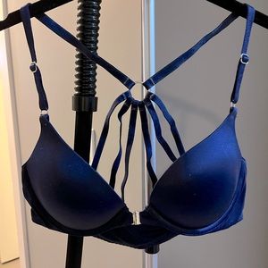 Navy Blue Bra, Size B34 -VS